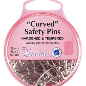 IMPERDIBLES SEW EASY CURVADOS 38mm - CAJA 60 uds